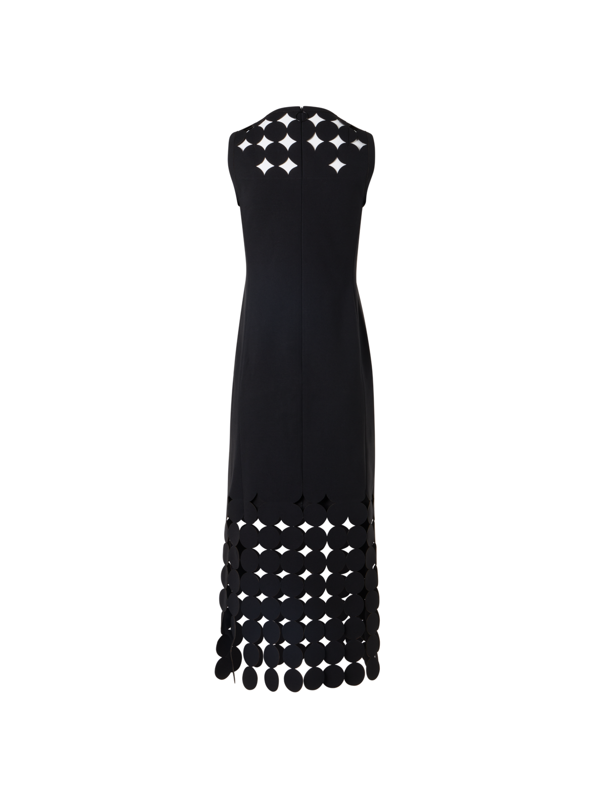 Designer Jerseykleid mit Cut-out Detail - Schwarz