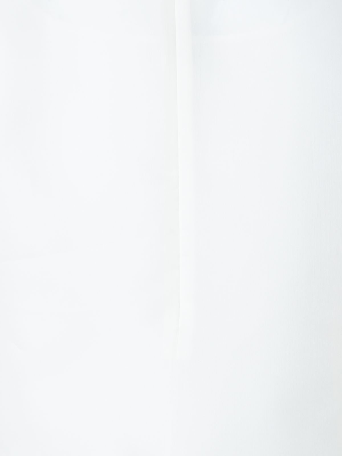 Designer Kurze Seidenbluse mit 3D Organza Anemone - Ecru - Weiss