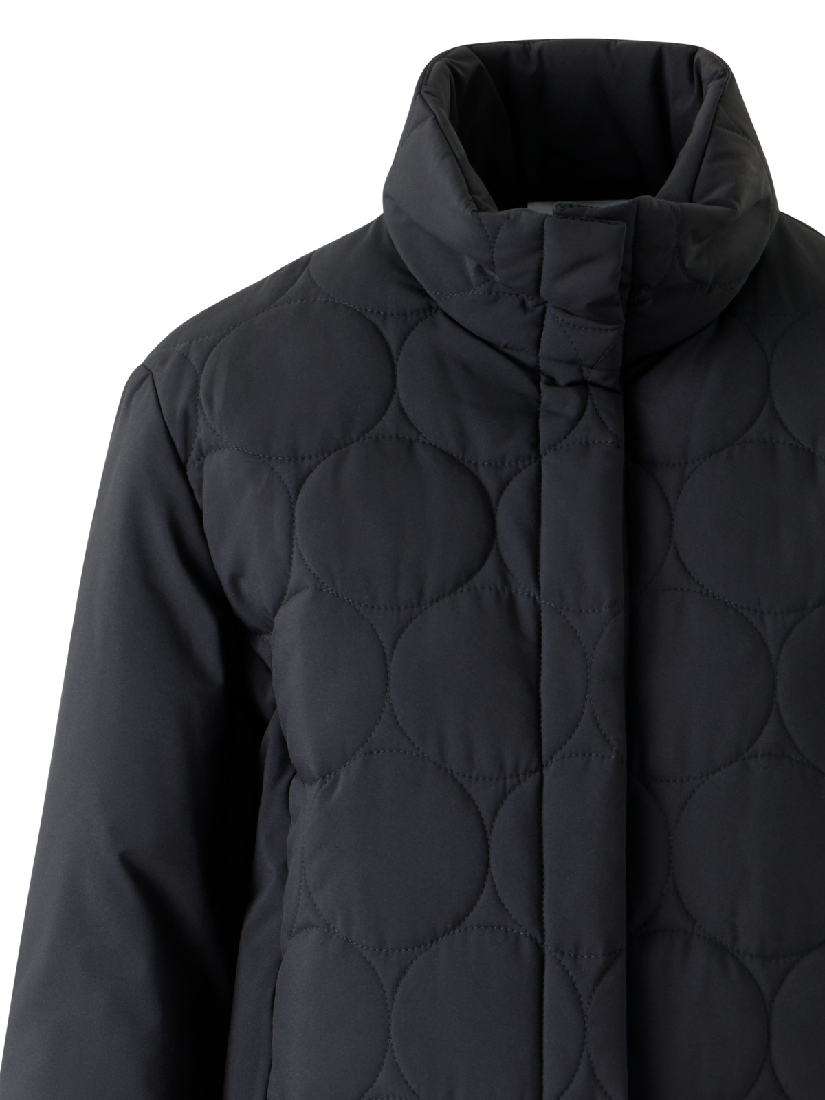 Designer 3-in-1 Kurzmantel - Schwarz