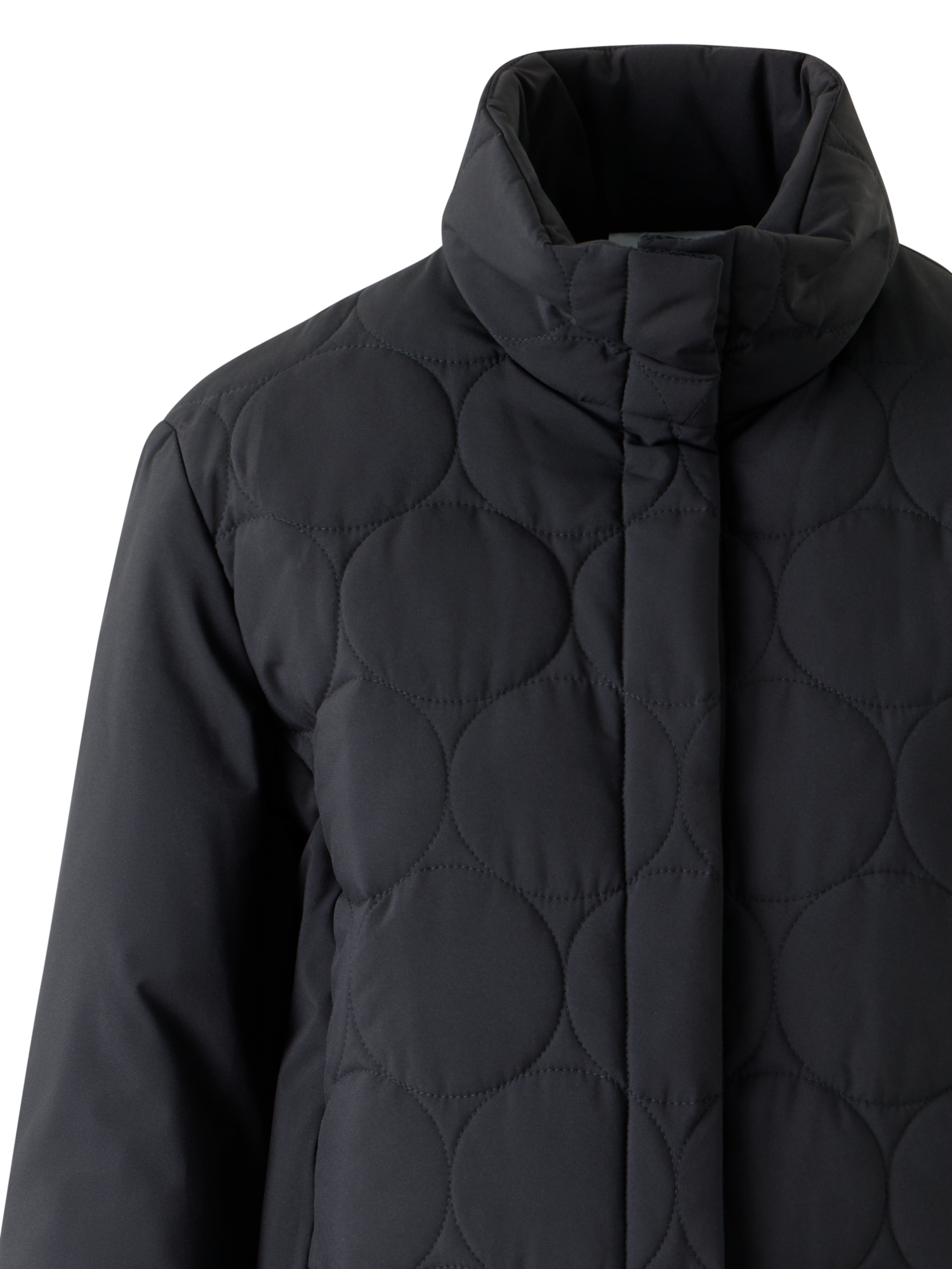 Designer 3-in-1 Kurzmantel - Schwarz