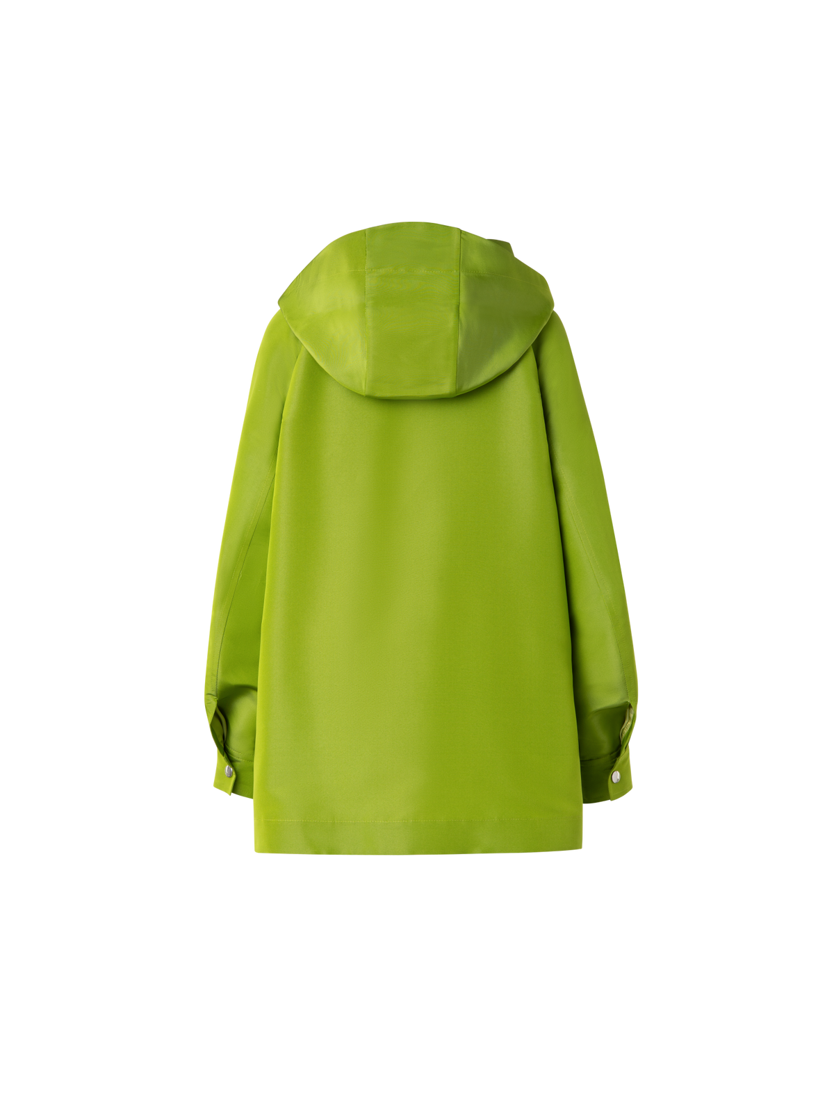 Designer Wasserfester Oversize-Seiden-Parka - Grün