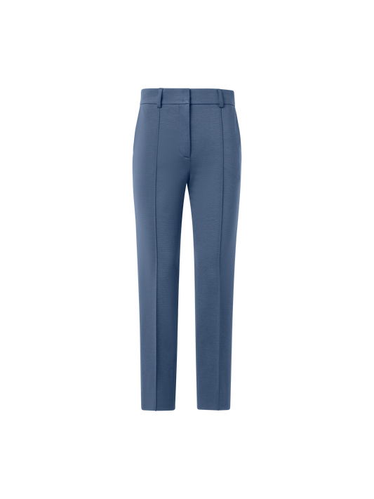Designer Tapered Hose aus Signature Jersey - Blau