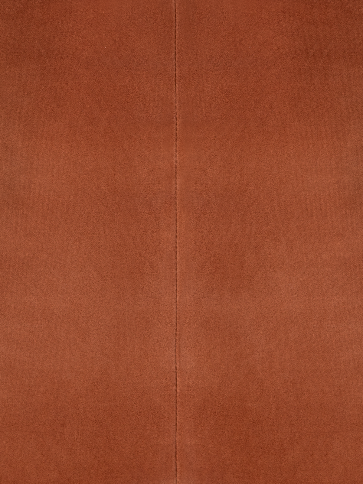 Designer Kurze Lederjacke mit Strickkragen - Braun