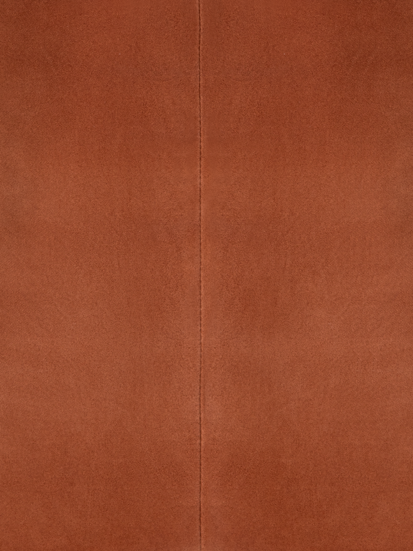 Designer Kurze Lederjacke mit Strickkragen - Braun