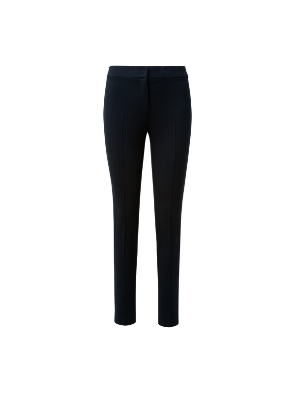 Designer Skinny Hose aus Jersey-Stretch - Dunkelblau - Blau