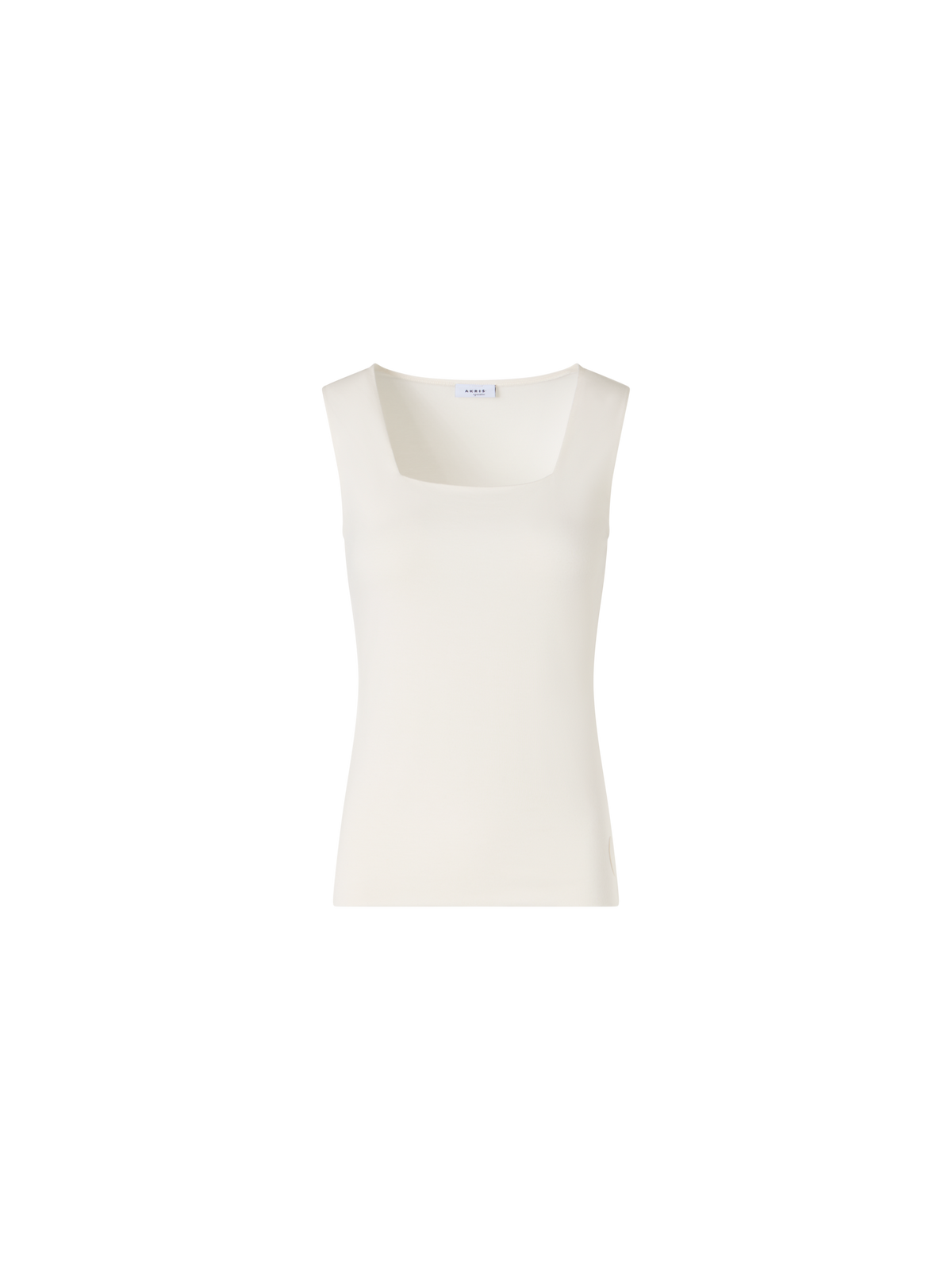 Designer Ärmelloses Top mit Signature Dot Applikation - Ecru