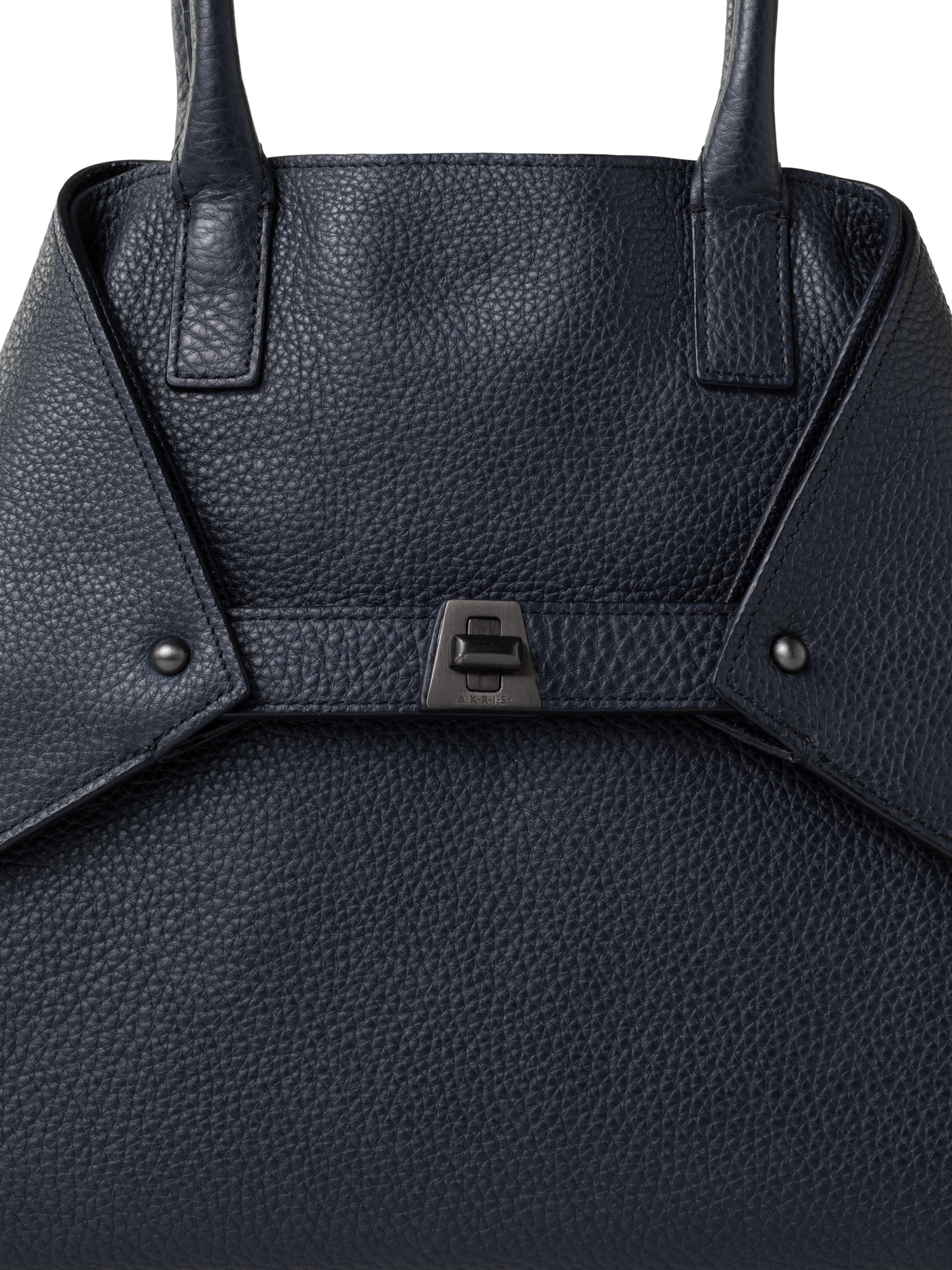 Designer Ai Small Top Handle Tote - Dunkelblau - Blau