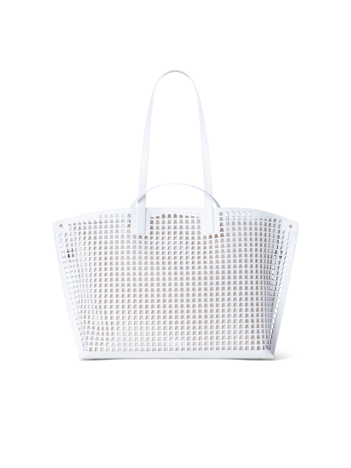 Designer Ai Medium Shoulder Tote - Weiss