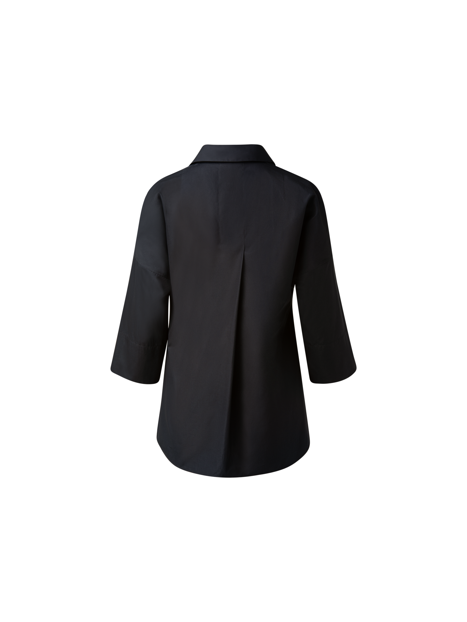 Designer Oversize Bluse aus Baumwolle - Schwarz