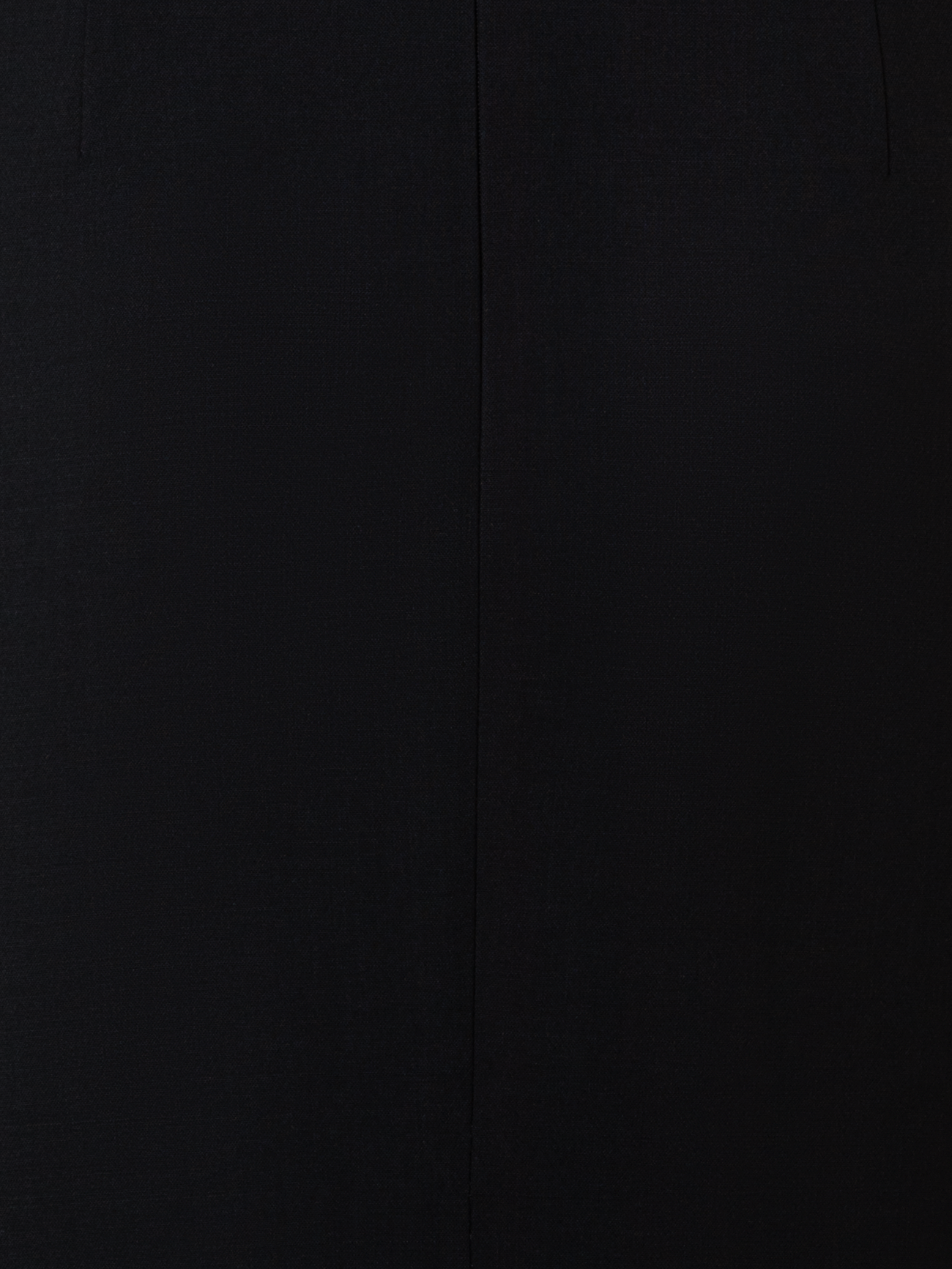 Designer Wrap Effect Rock aus Woll-Doubleface - Schwarz