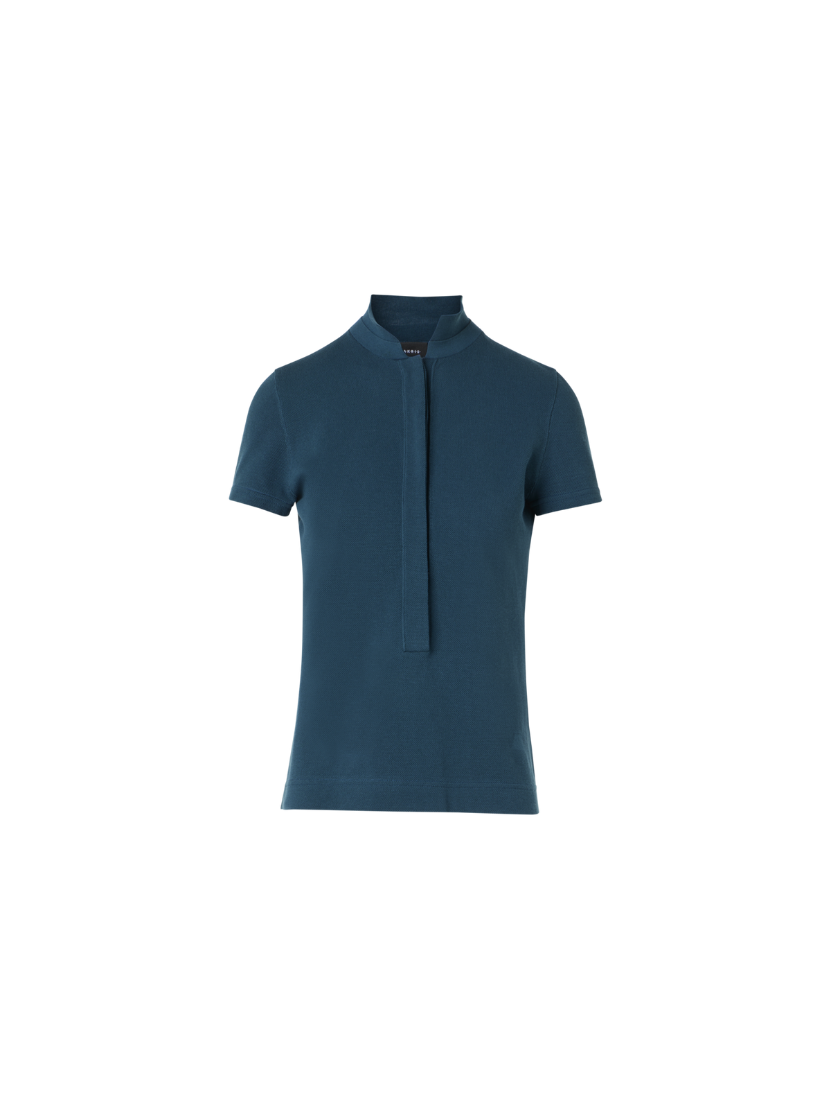 Designer Tailliertes Poloshirt aus Baumwoll-Piqué - Grün