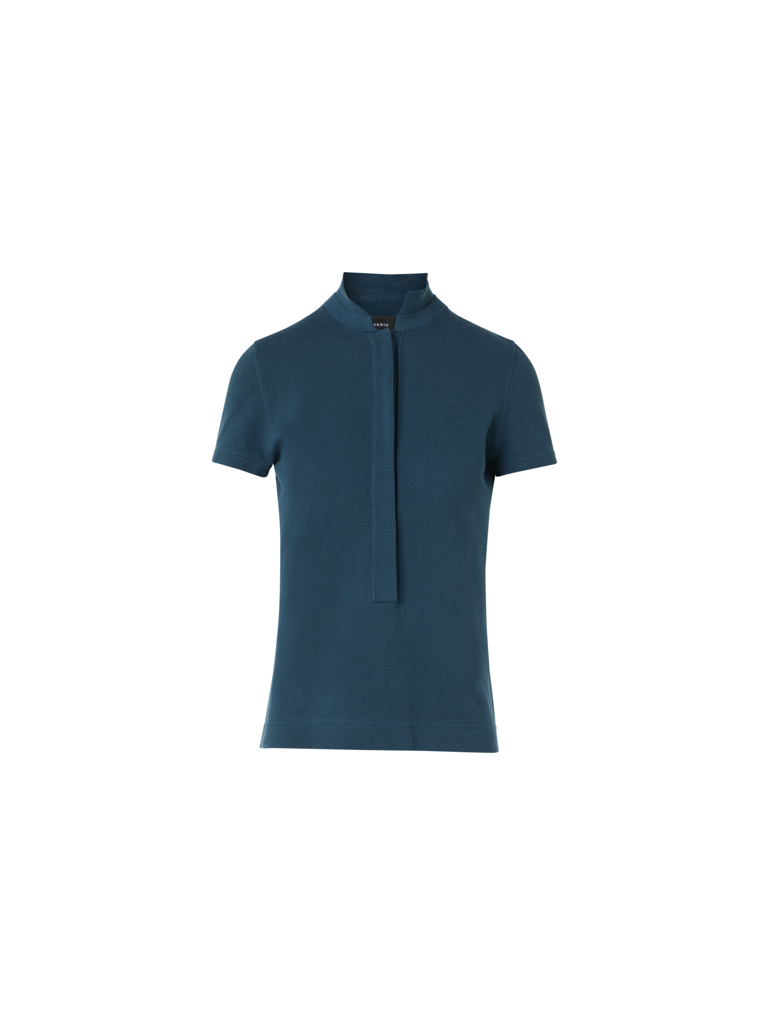 Designer Tailliertes Poloshirt aus Baumwoll-Piqué - Grün