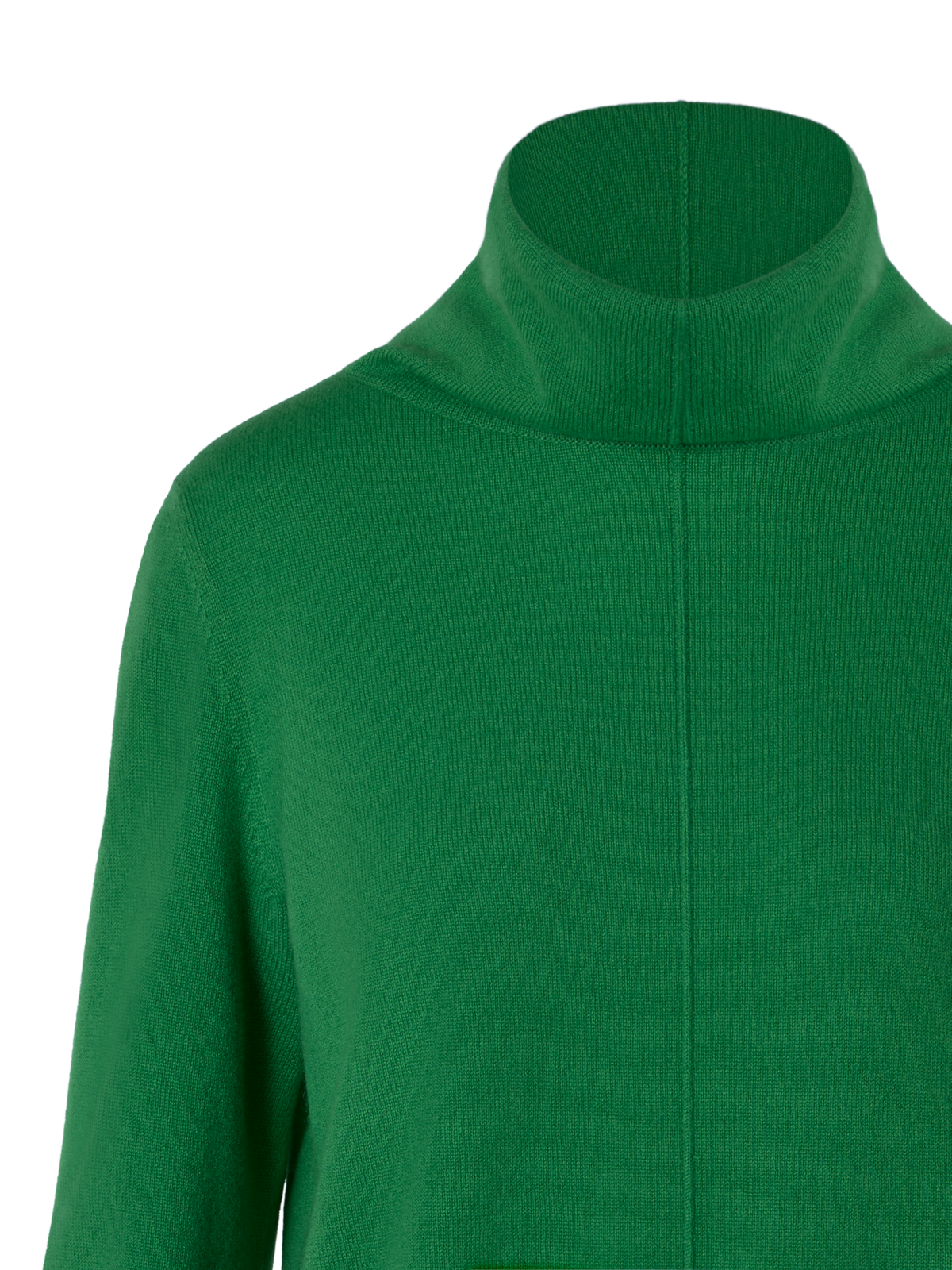 Designer Kaschmirpullover mit weitem Rollkragen - Grün