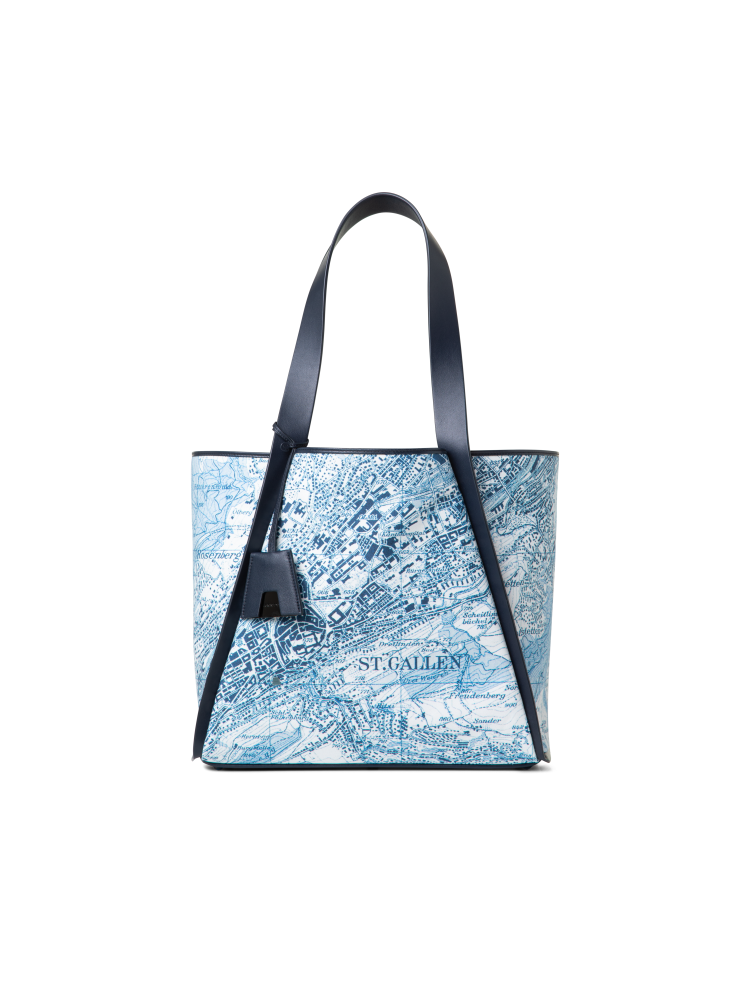 Designer Alex Medium Tote - Blau - Bunt