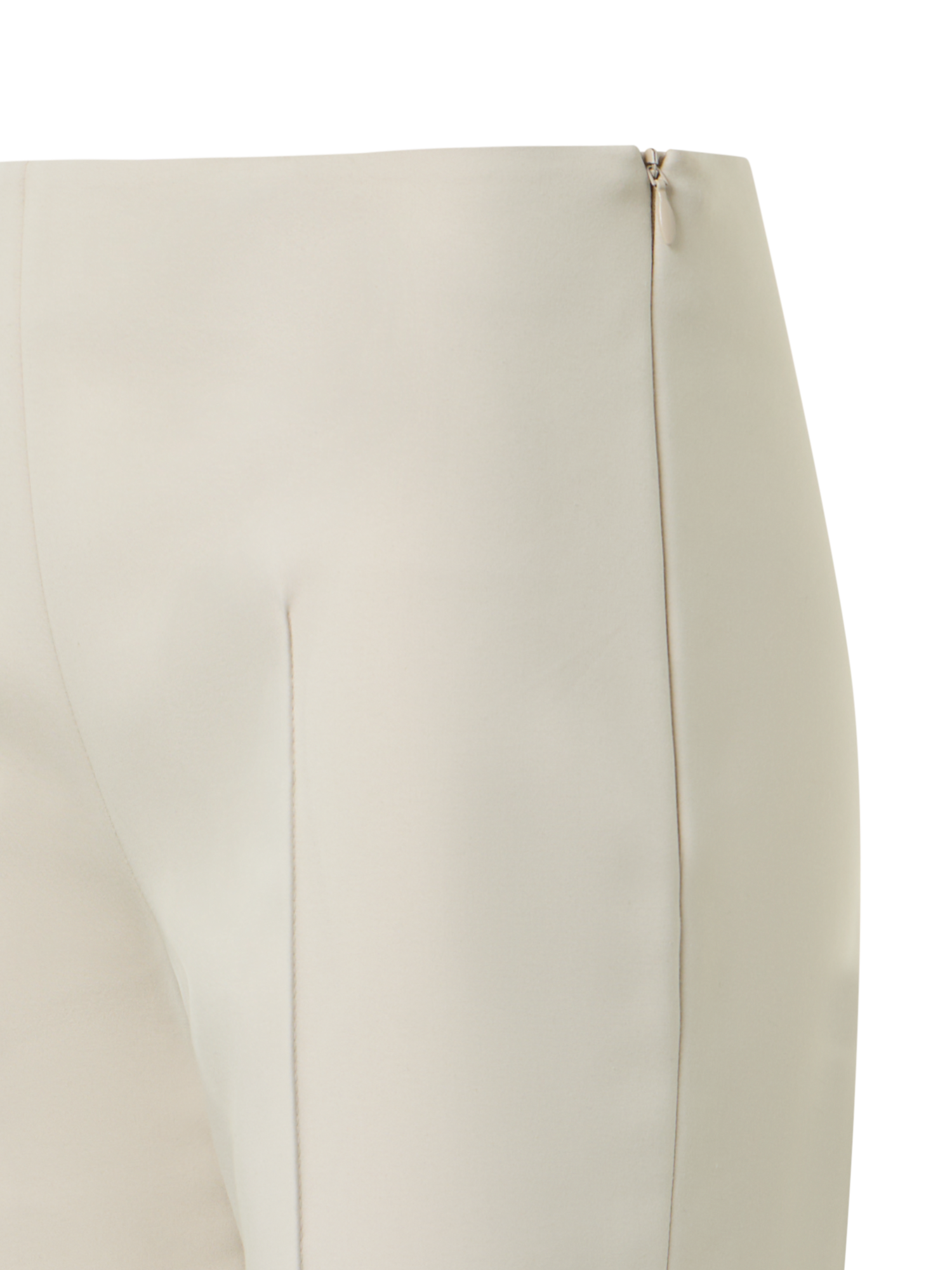 Designer Schmale Techno-Stretch-Hose aus Baumwolle - Beige