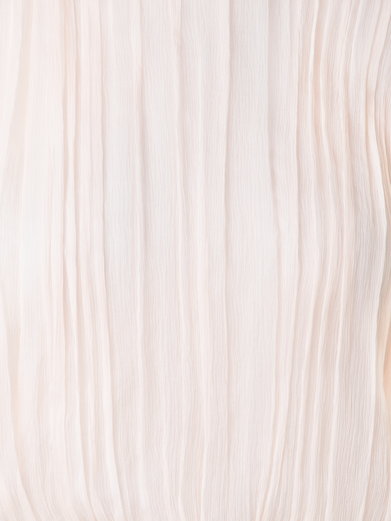 Designer Pullover mit Seiden-Chiffon-Front - Beige