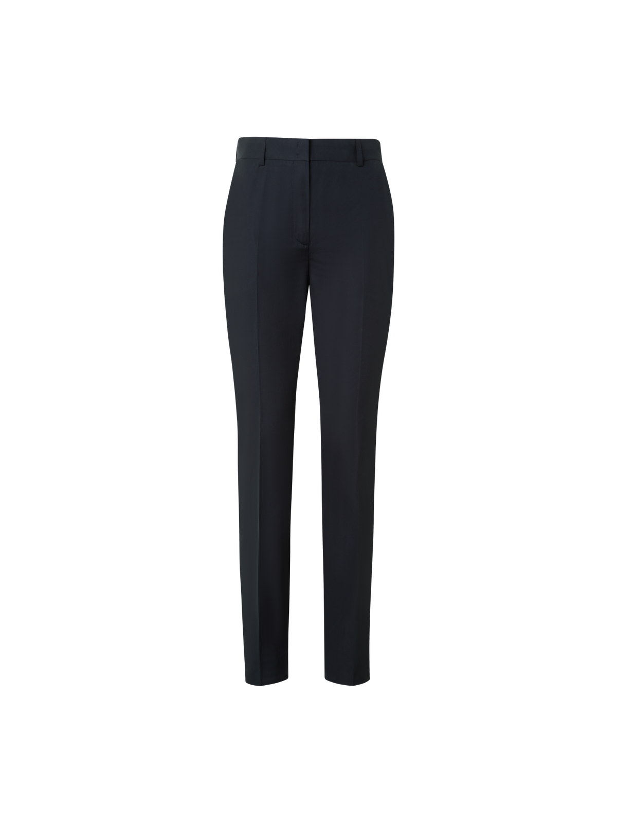 Designer Tapered Hose aus Baumwolle in Knöchellänge - Schwarz