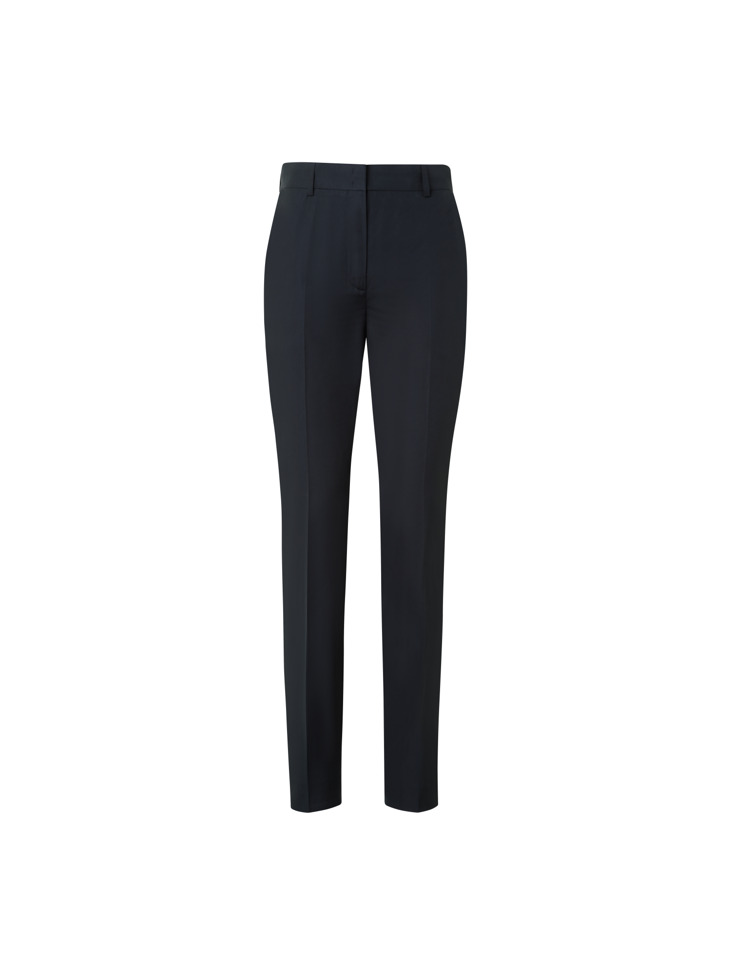 Designer Tapered Hose aus Baumwolle in Knöchellänge - Schwarz