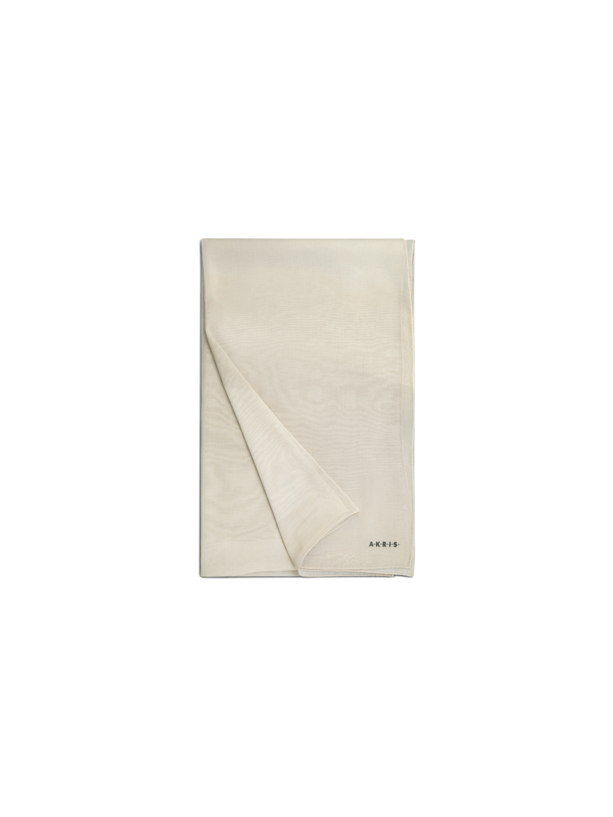 Designer Schal aus Baumwoll-Seide mit Chiaroscuro Druck - Grau - Beige