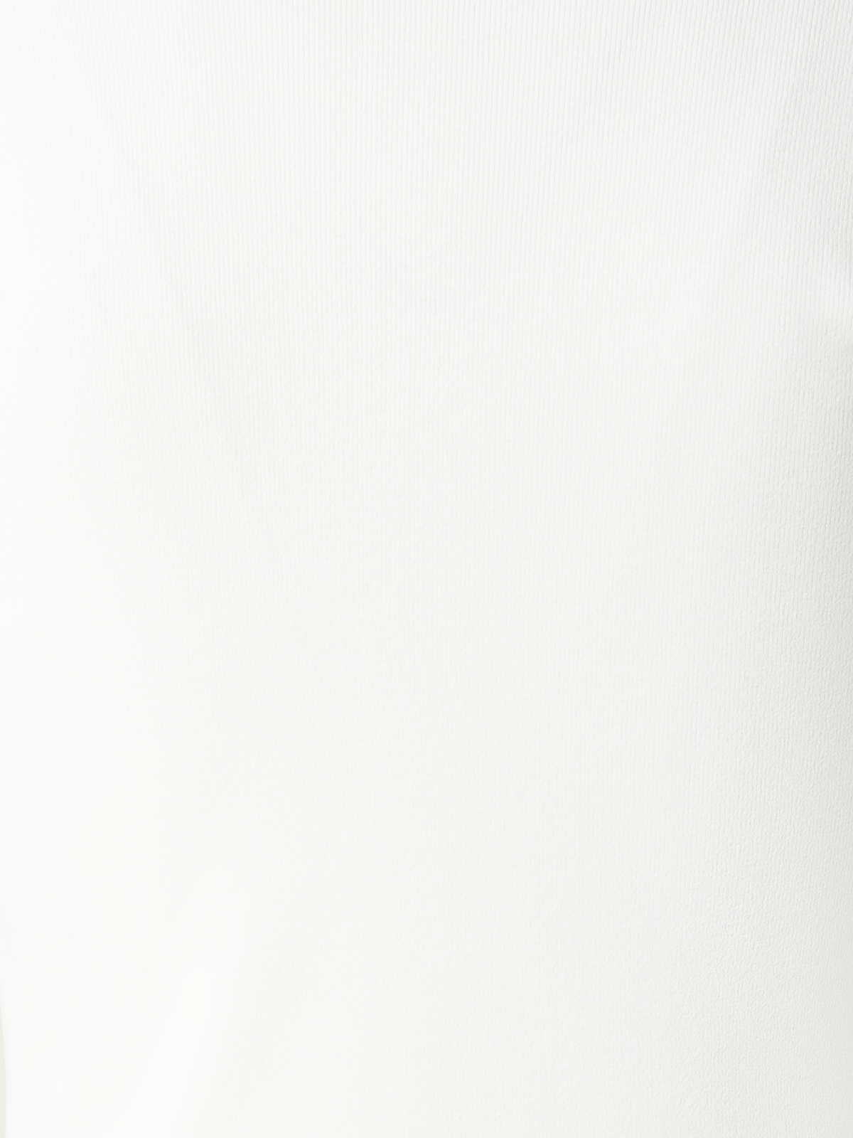 Designer Langärmeliges Cropped-Strick-Top aus Viskose - Weiss