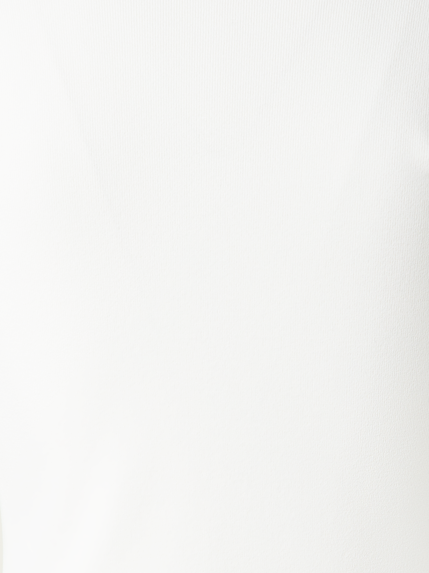 Designer Langärmeliges Cropped-Strick-Top aus Viskose - Weiss