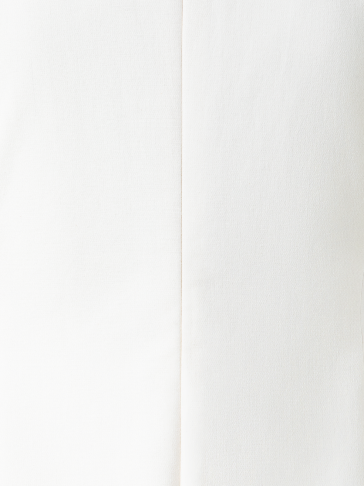 Designer Doubleface Etuikleid aus Baumwollseide - Ecru - Weiss