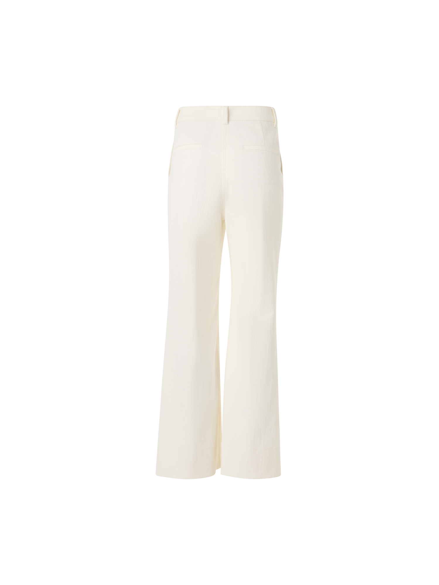 Designer Cecily Bootcut Hose aus Baumwoll-Stretch-Denim - Ecru