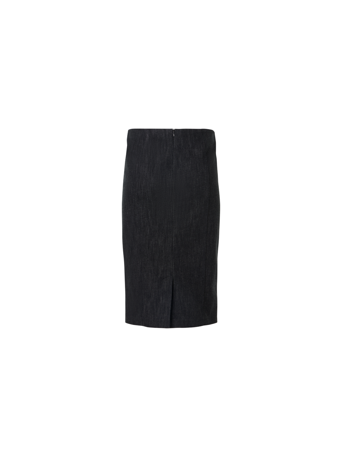 Designer Bleistiftrock aus Denim - Schwarz
