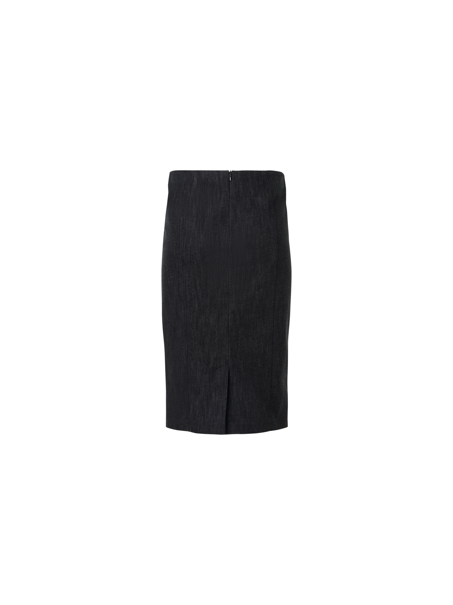 Designer Bleistiftrock aus Denim - Schwarz