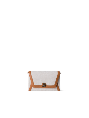 Designer Anouk City Bag - Ecru - Weiss - Braun - Bunt