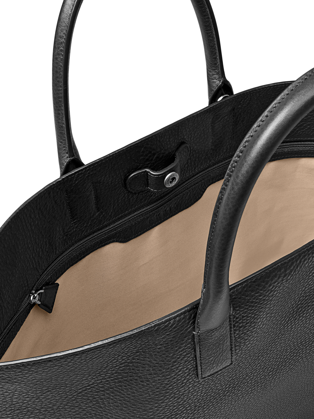 Designer Ai Medium Top Handle Tote - Schwarz