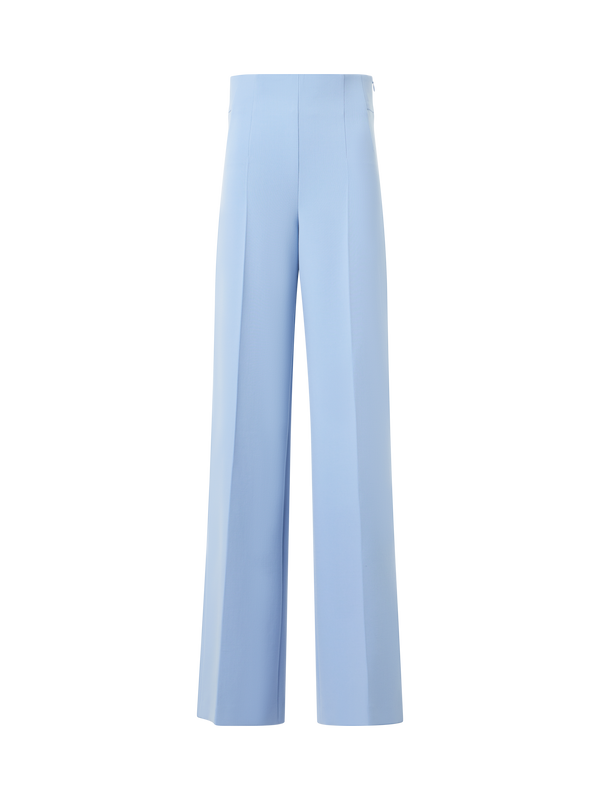 Designer Fiyuki High Waist Hose aus Woll-Doubleface