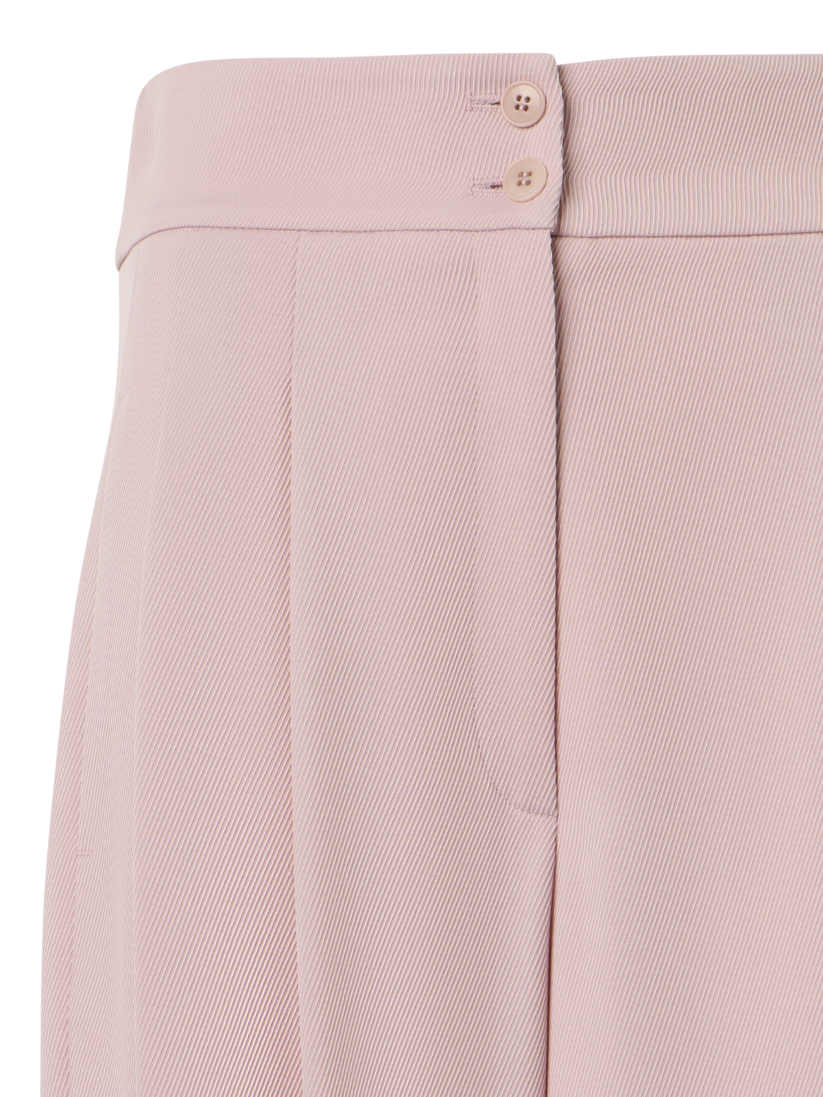 Designer Viscose-Linen Blend High-Waist Large Pleated Pants