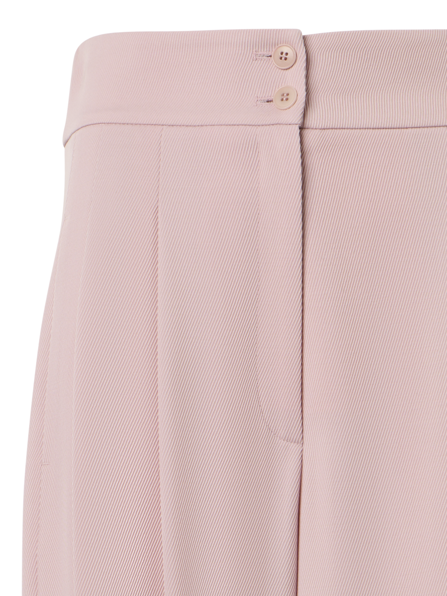 Designer Viscose-Linen Blend High-Waist Large Pleated Pants