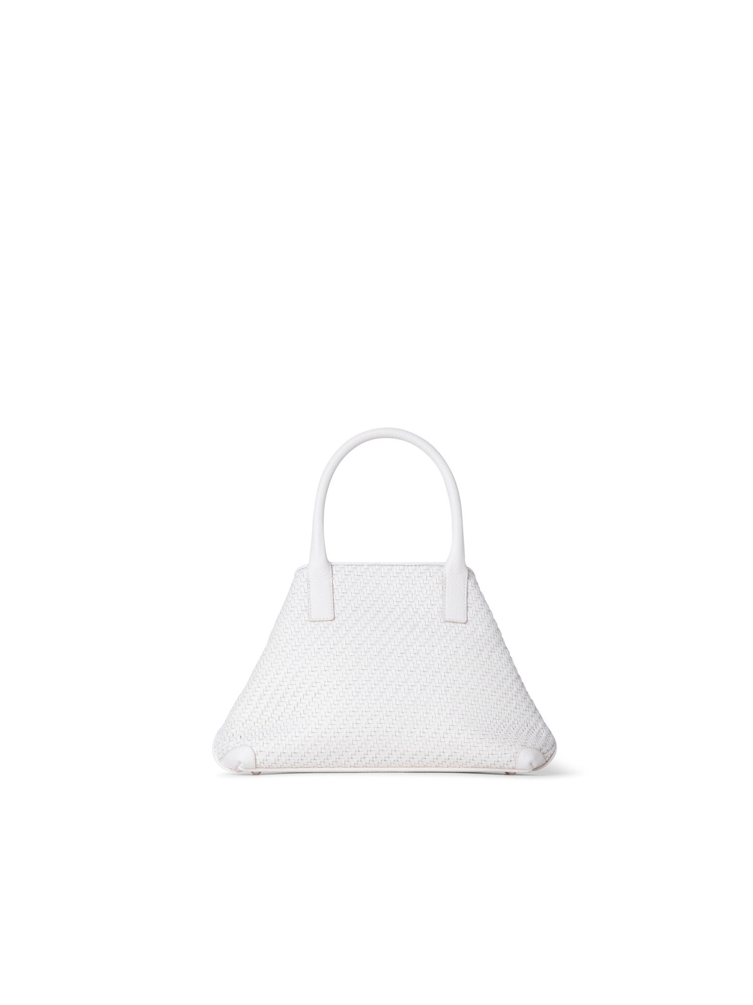 Designer Ai Little Top Handle Tote - Ecru - Weiss