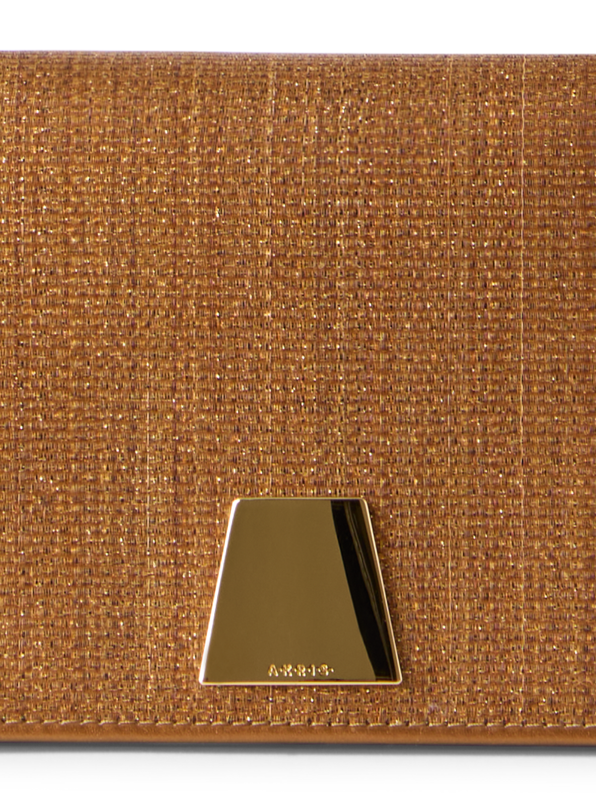 Designer Alice Mini Henkeltasche aus Rosshaar - Gold