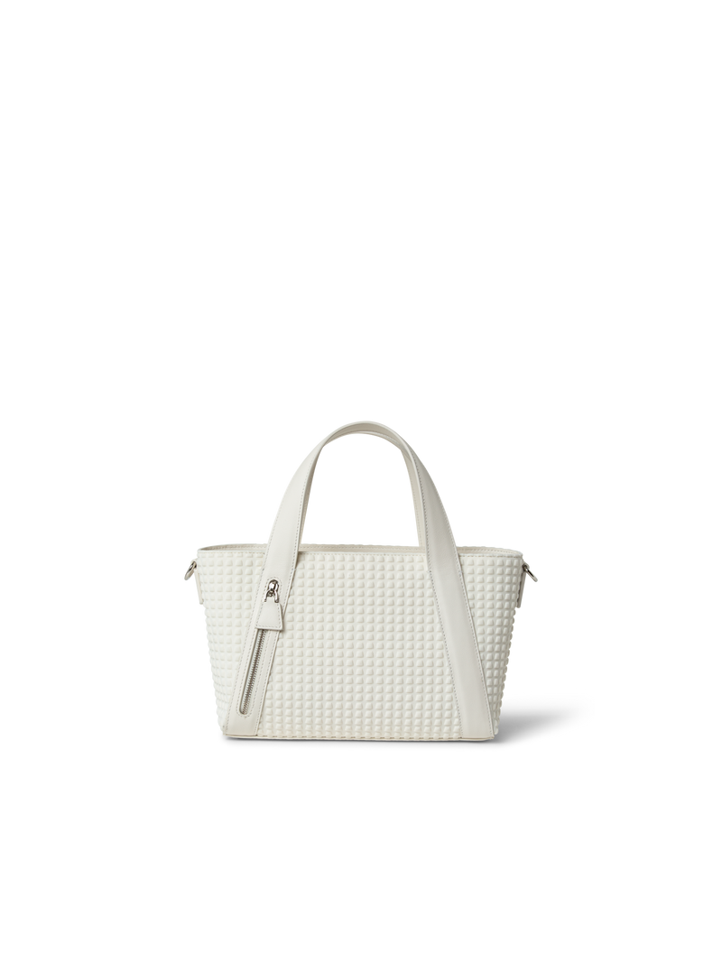 Designer Alexa Little Zip Top Handle Tote - Weiss