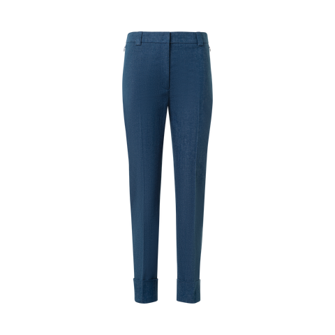 Cropped Tapered Stretch- Denim-Hose