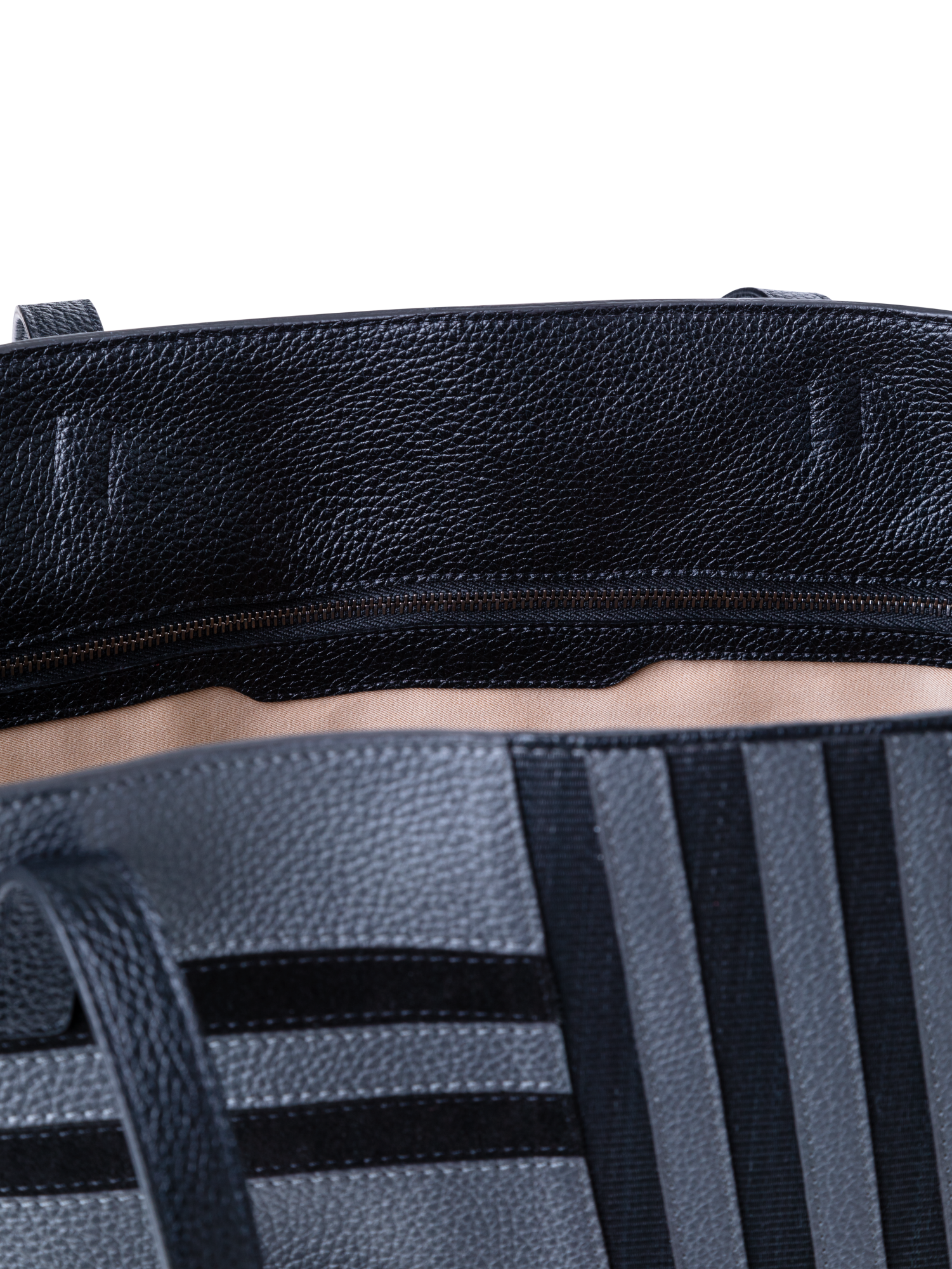 Designer Ai Medium Shoulder Tote - Schwarz - Grau - Bunt