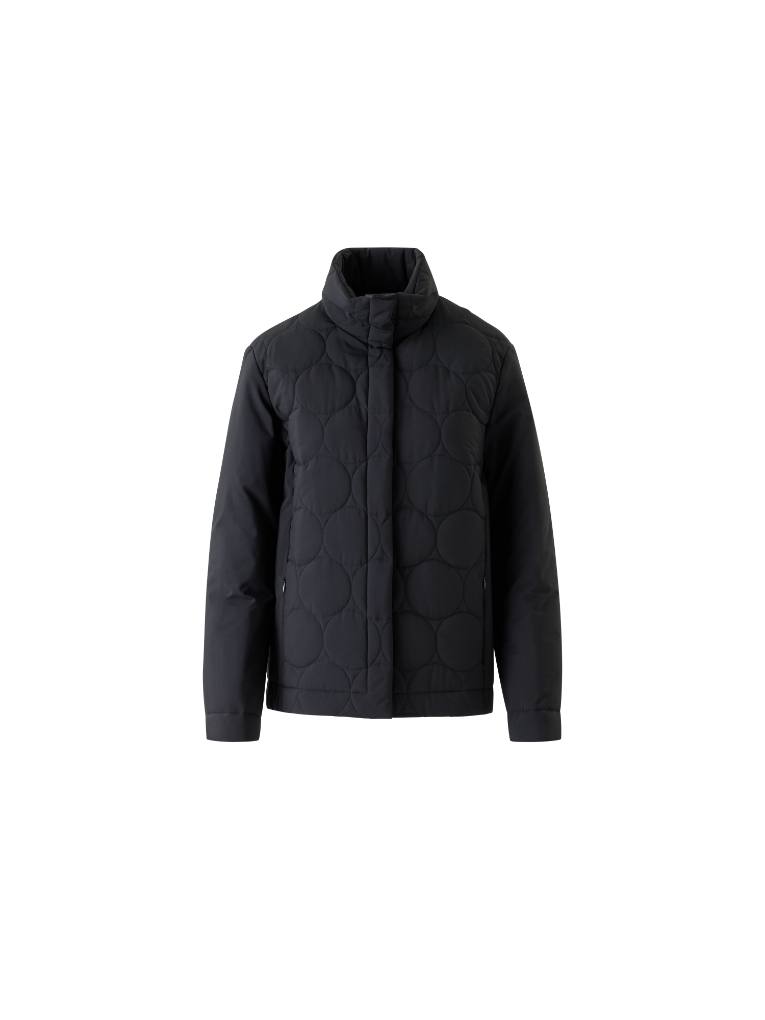 Designer 3-in-1 Kurzmantel - Schwarz