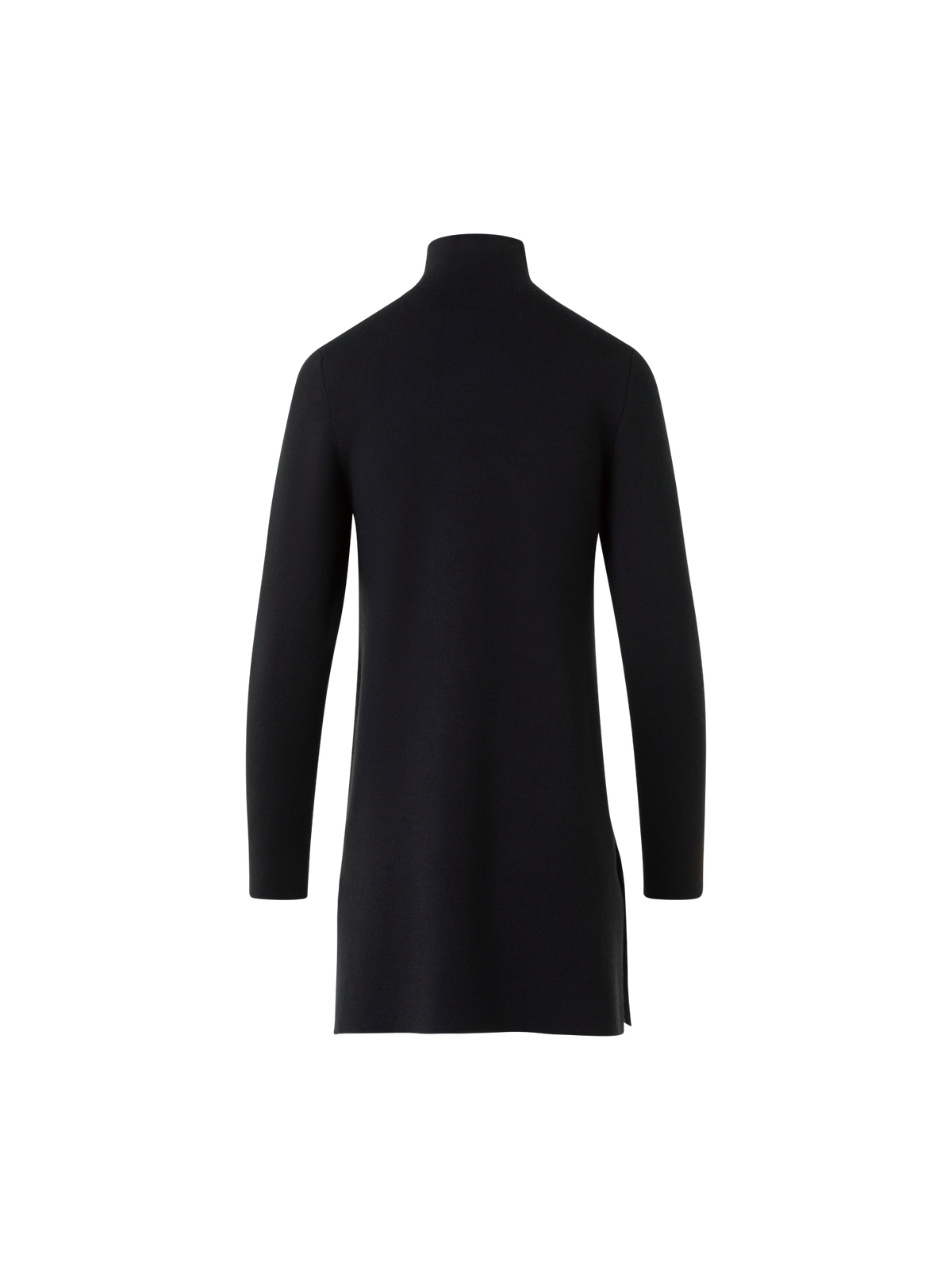 Designer Kaschmir Seide Milano Strick Tunika - Schwarz