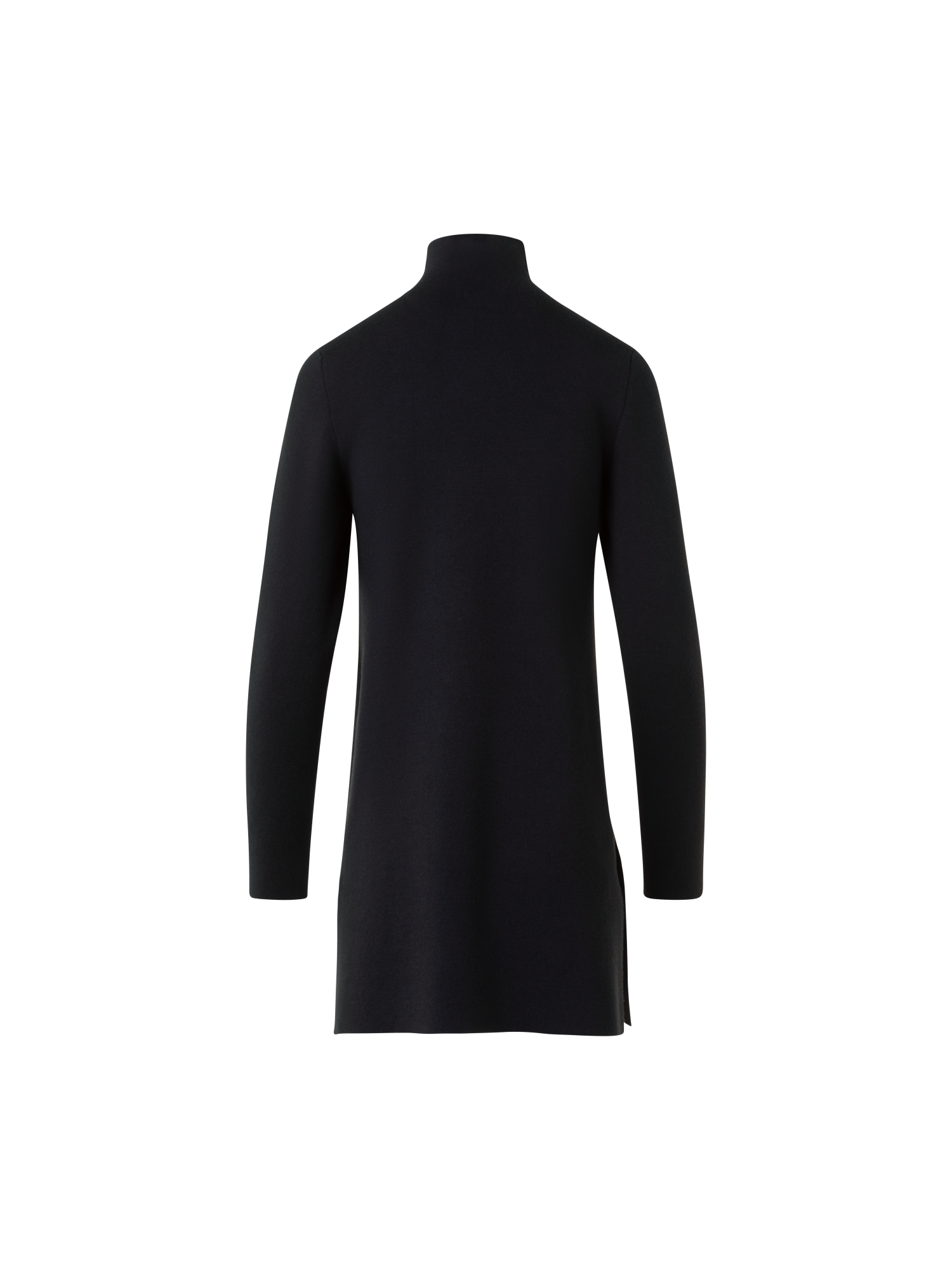 Designer Kaschmir Seide Milano Strick Tunika - Schwarz