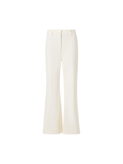 Designer Cecily Bootcut Hose aus Baumwoll-Stretch-Denim - Ecru