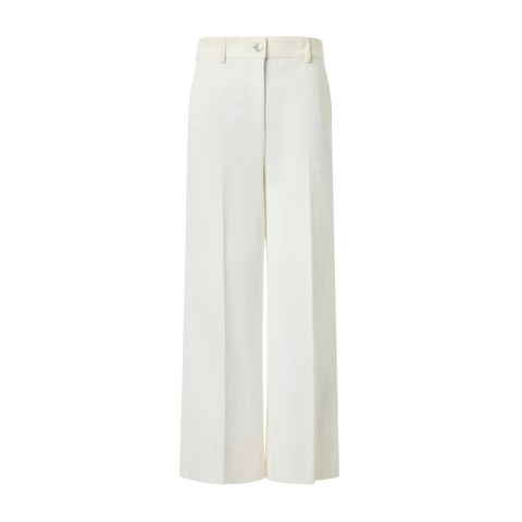 Chiara Cropped Wide Leg Hose mit hoher Taille aus Denim