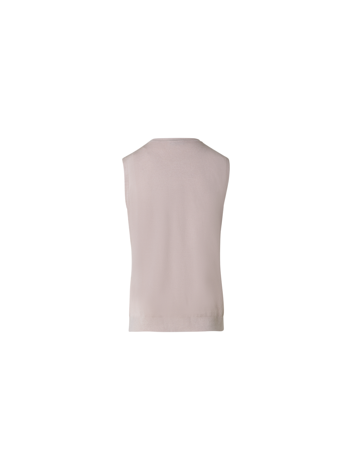 Designer Stricktop mit halbtransparenten Seiten - Grau - Beige