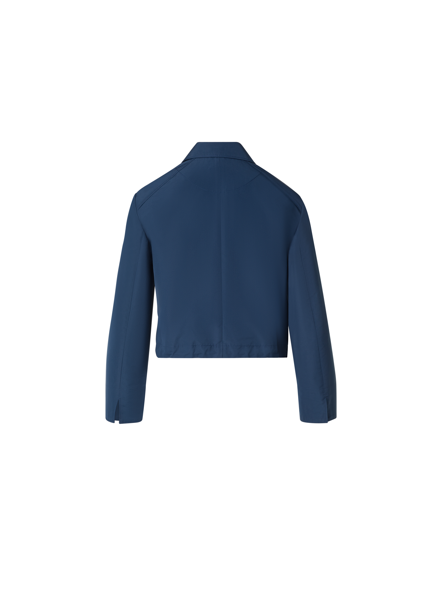 Designer Kurze Techno-Taft-Jacke - Dunkelblau - Blau