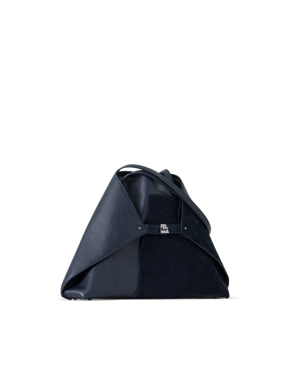Designer Ai Medium Schultertasche - Dunkelblau - Blau
