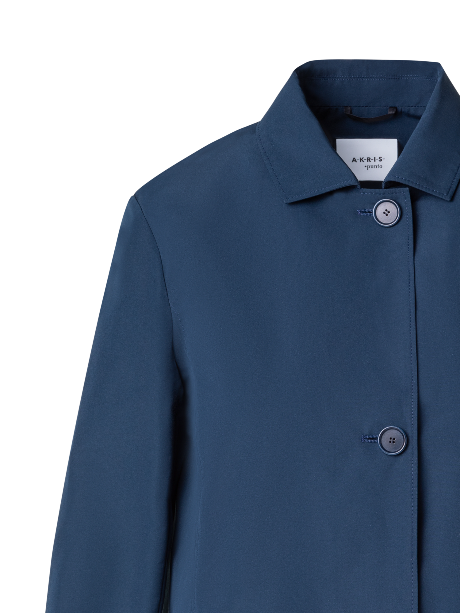 Designer Kurze Techno-Taft-Jacke - Dunkelblau - Blau