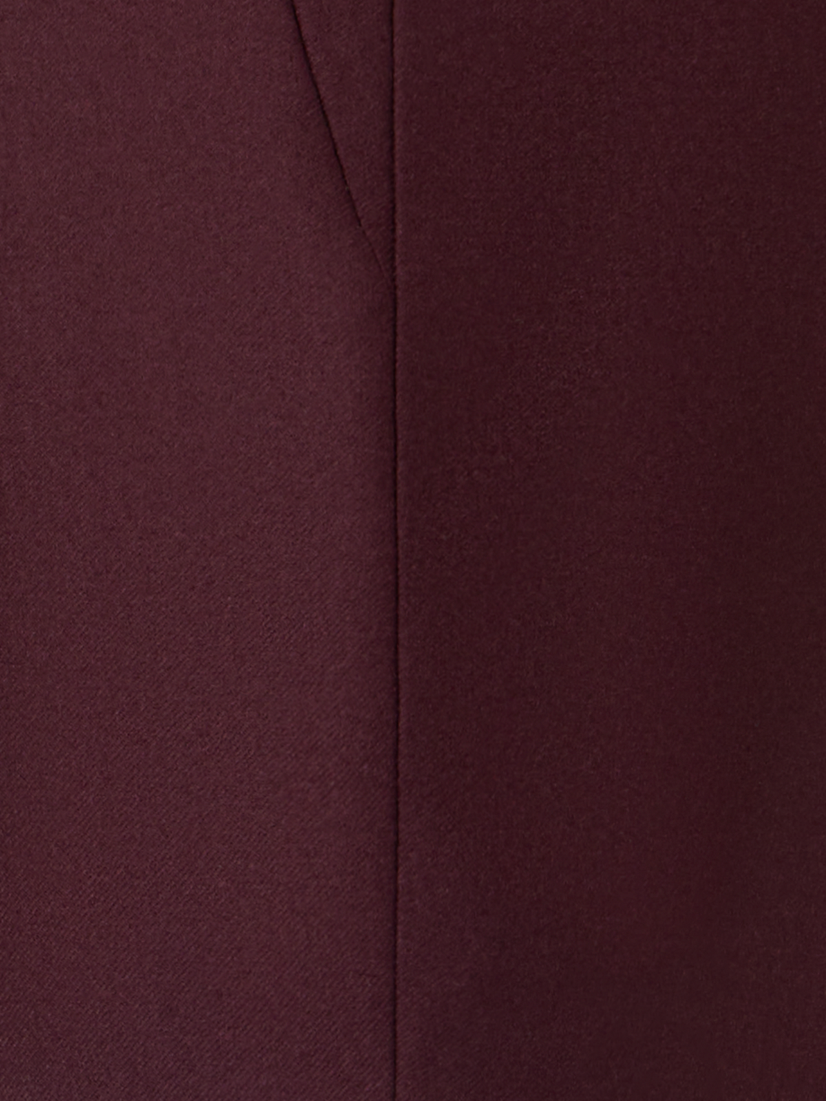 Designer Bootcut Hose aus Woll-Stretch-Flanell - Rot