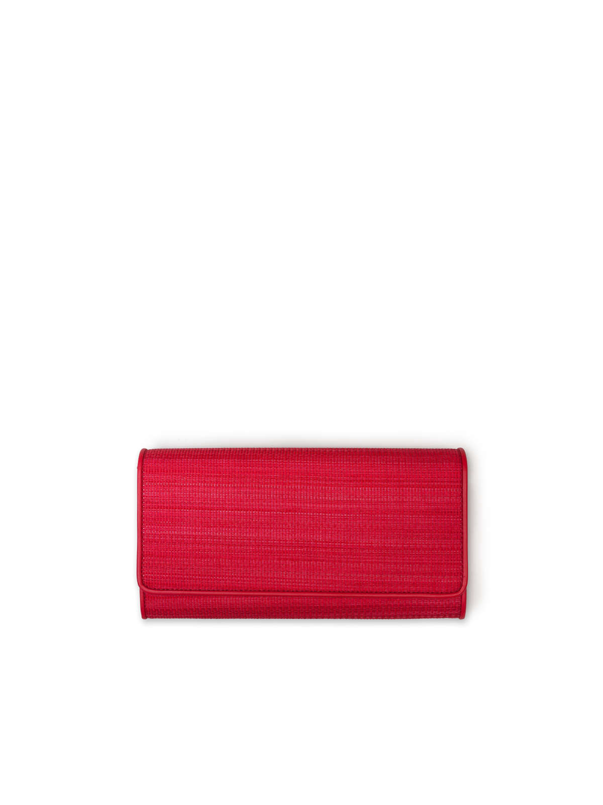 Designer Long Flap Wallet - Braun - Ecru - Beige - Rot - Rosa - Gold